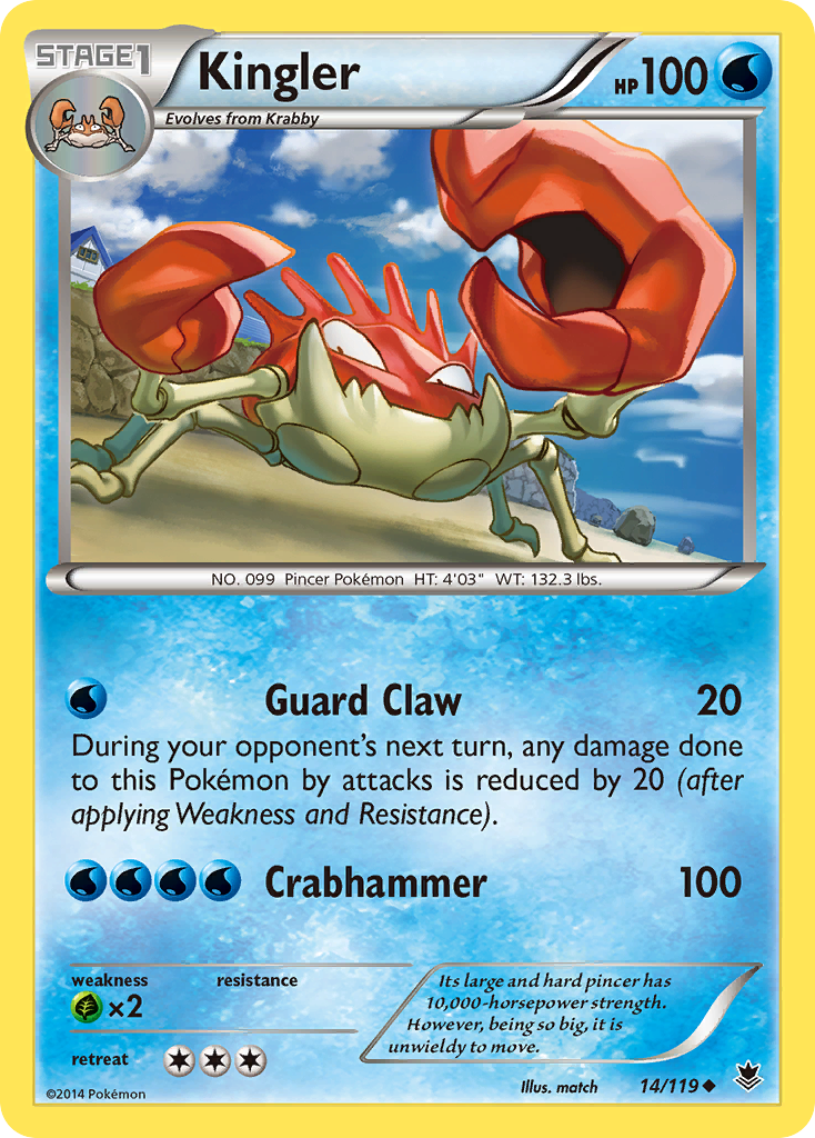 Kingler (14/119) [XY: Phantom Forces] | Exor Games Summserside