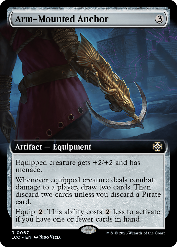 Arm-Mounted Anchor (Extended Art) [The Lost Caverns of Ixalan Commander] | Exor Games Summserside