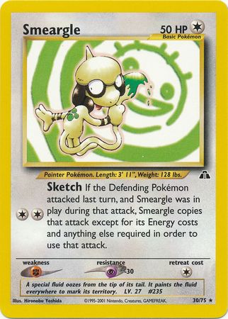 Smeargle (30/75) [Neo Discovery Unlimited] | Exor Games Summserside