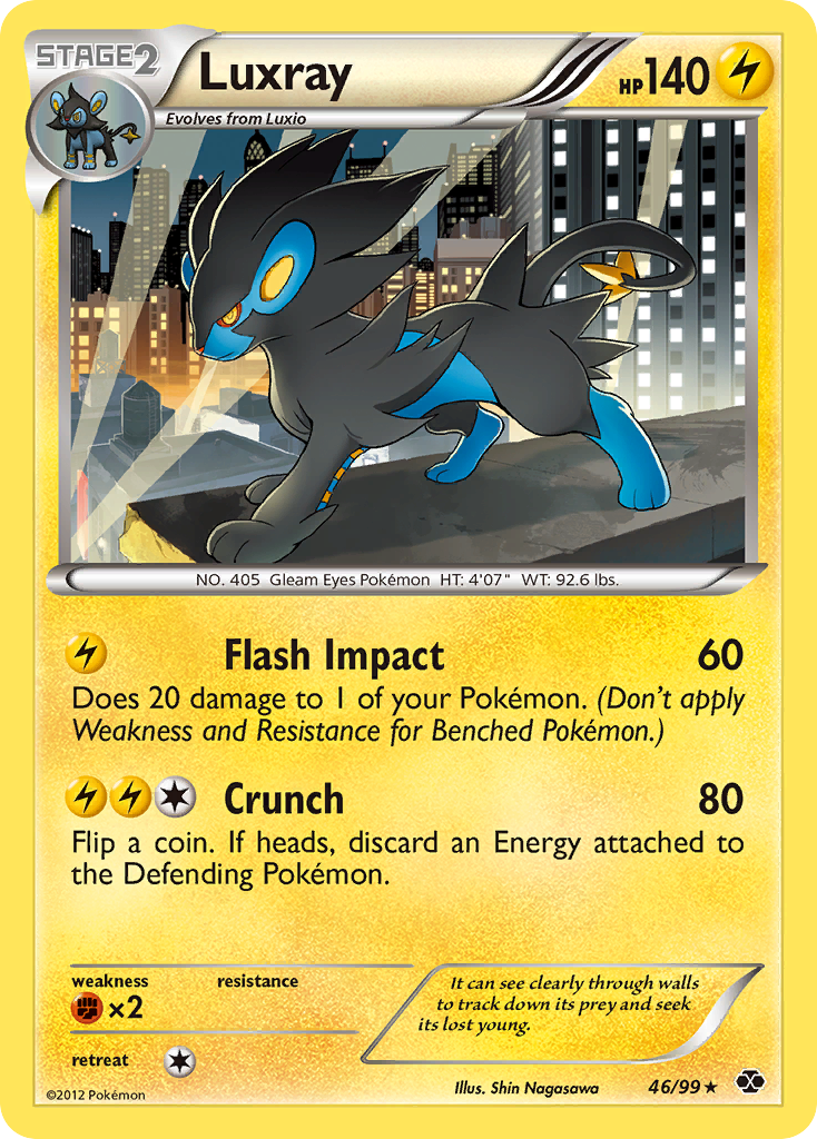 Luxray (46/99) [Black & White: Next Destinies] | Exor Games Summserside