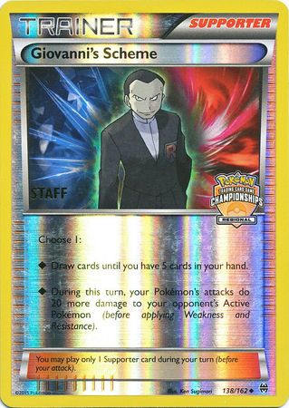 Giovanni's Scheme (138/162) (Championship Promo Staff) [XY: BREAKthrough] | Exor Games Summserside