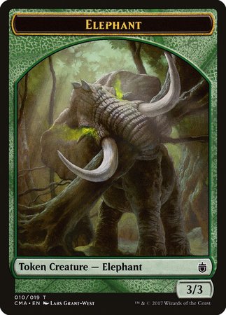 Elephant Token (010) [Commander Anthology Tokens] | Exor Games Summserside