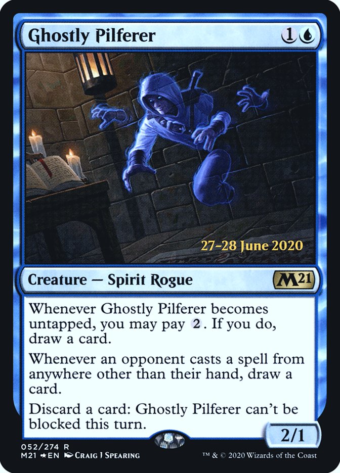 Ghostly Pilferer  [Core Set 2021 Prerelease Promos] | Exor Games Summserside