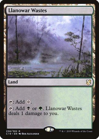 Llanowar Wastes [Commander 2019] | Exor Games Summserside