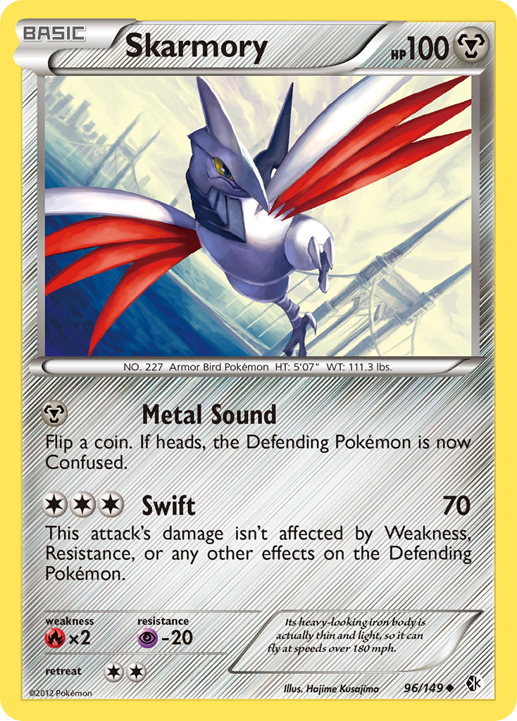 Skarmory (96/149) [Black & White: Boundaries Crossed] | Exor Games Summserside