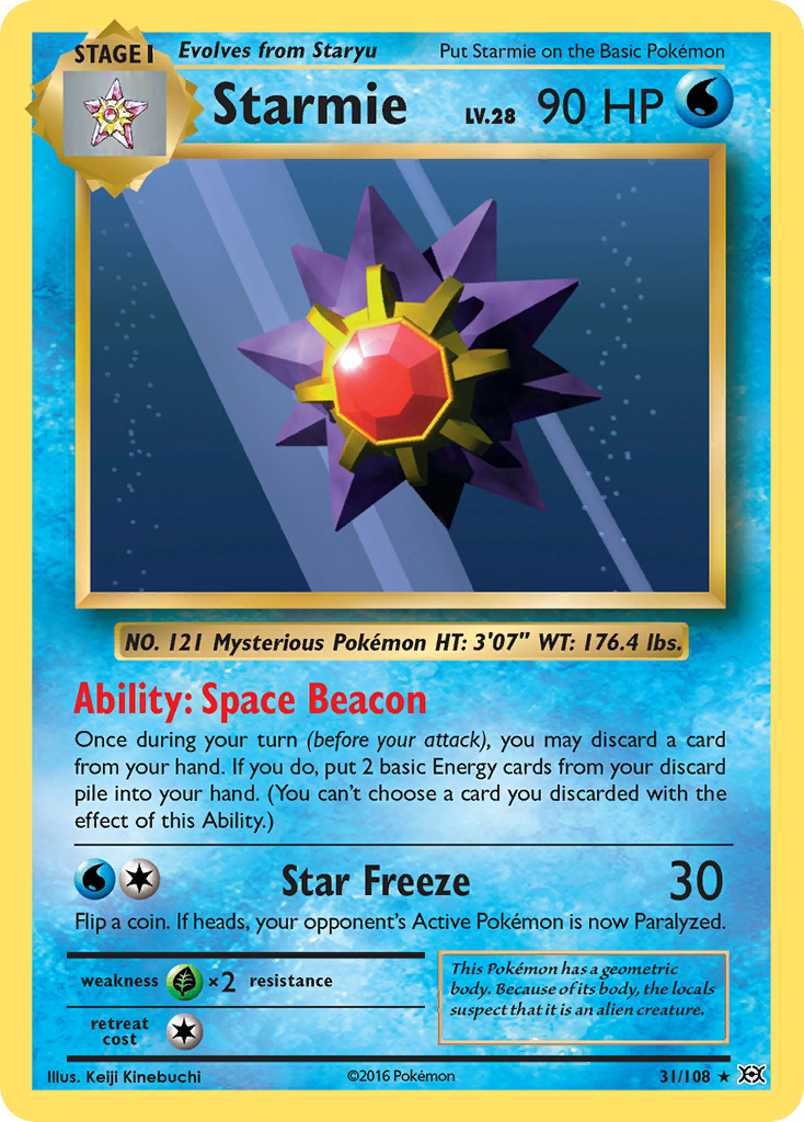 Starmie (31/108) [XY: Evolutions] | Exor Games Summserside