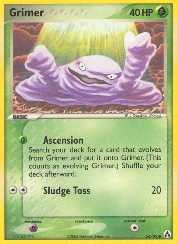 Grimer (54/92) [EX: Legend Maker] | Exor Games Summserside