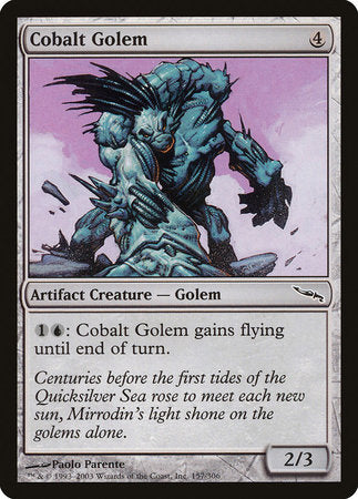 Cobalt Golem [Mirrodin] | Exor Games Summserside