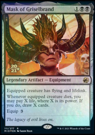 Mask of Griselbrand [Innistrad: Midnight Hunt Prerelease Promos] | Exor Games Summserside