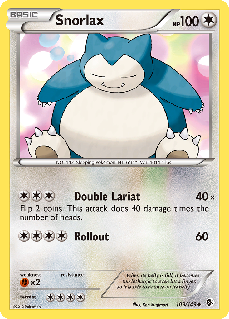 Snorlax (109/149) [Black & White: Boundaries Crossed] | Exor Games Summserside