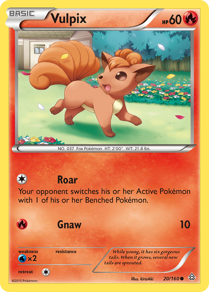 Vulpix (20/160) [XY: Primal Clash] | Exor Games Summserside