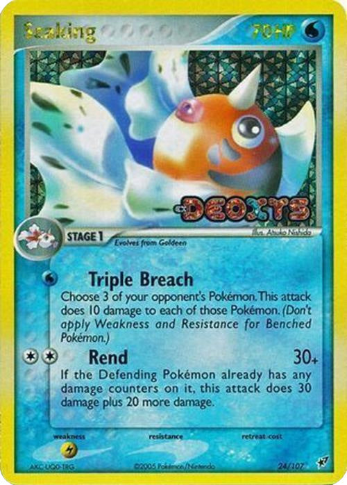 Seaking (24/107) (Stamped) [EX: Deoxys] | Exor Games Summserside