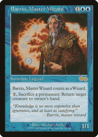 Barrin, Master Wizard [Urza's Saga] | Exor Games Summserside