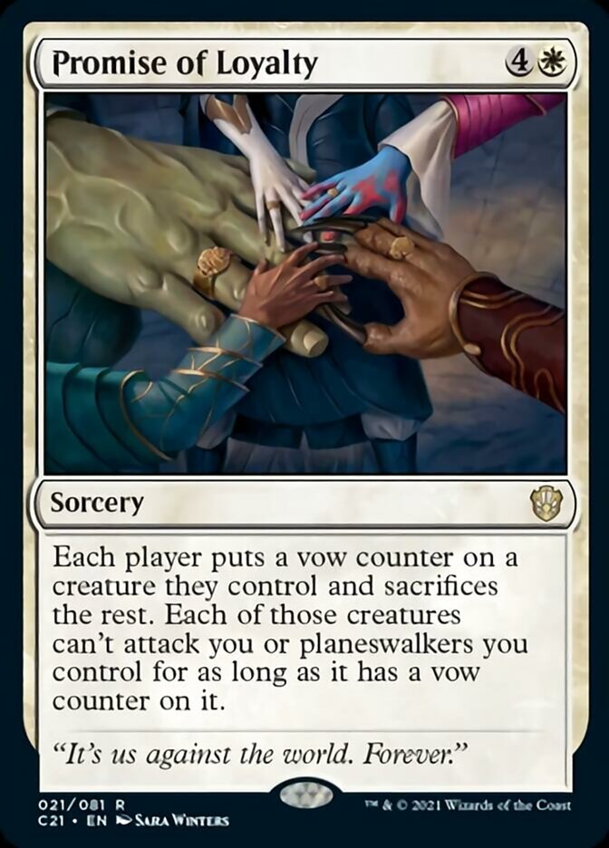 Promise of Loyalty [Commander 2021] | Exor Games Summserside