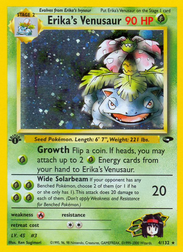 Erika's Venusaur (4/132) [Gym Challenge 1st Edition] | Exor Games Summserside