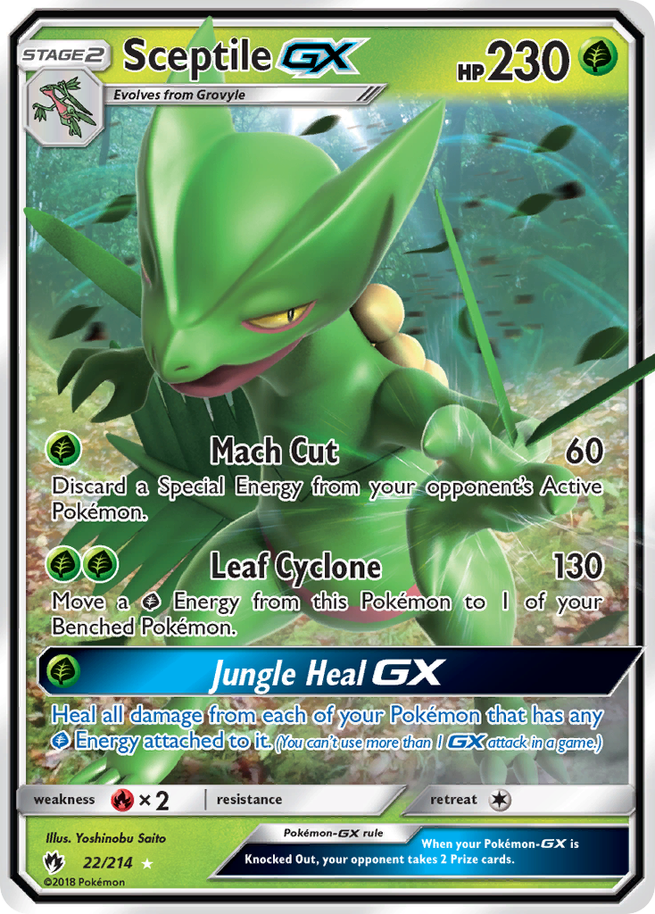 Sceptile GX (22/214) [Sun & Moon: Lost Thunder] | Exor Games Summserside