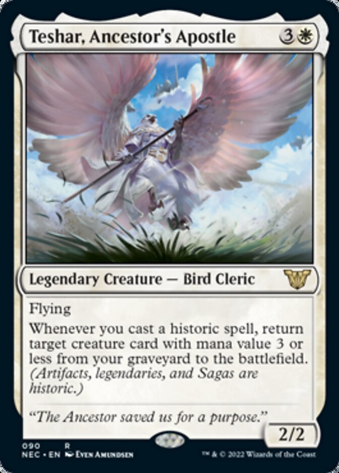 Teshar, Ancestor's Apostle [Kamigawa: Neon Dynasty Commander] | Exor Games Summserside