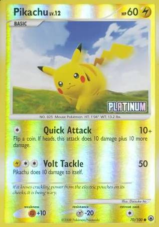 Pikachu (70/100) [Burger King Promos: 2009 Collection] | Exor Games Summserside