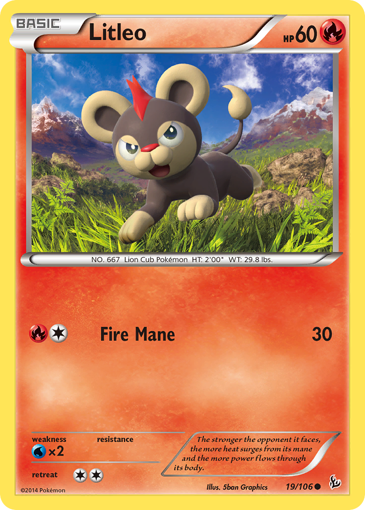 Litleo (19/106) [XY: Flashfire] | Exor Games Summserside