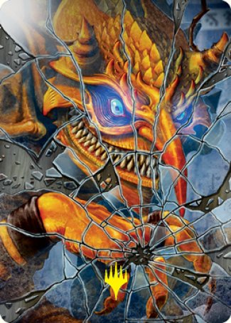 Reflection of Kiki-Jiki Art Card (Gold-Stamped Signature) [Kamigawa: Neon Dynasty Art Series] | Exor Games Summserside