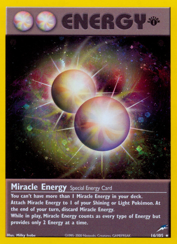 Miracle Energy (16/105) [Neo Destiny 1st Edition] | Exor Games Summserside