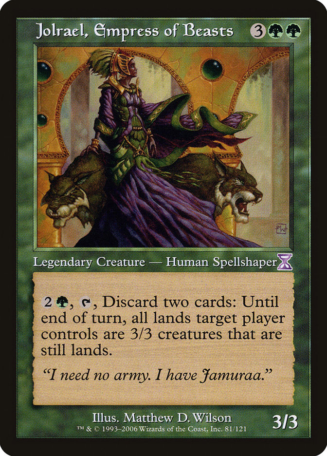 Jolrael, Empress of Beasts [Time Spiral Timeshifted] | Exor Games Summserside