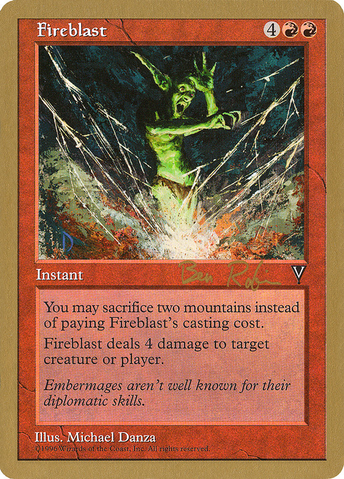 Fireblast (Ben Rubin) [World Championship Decks 1998] | Exor Games Summserside