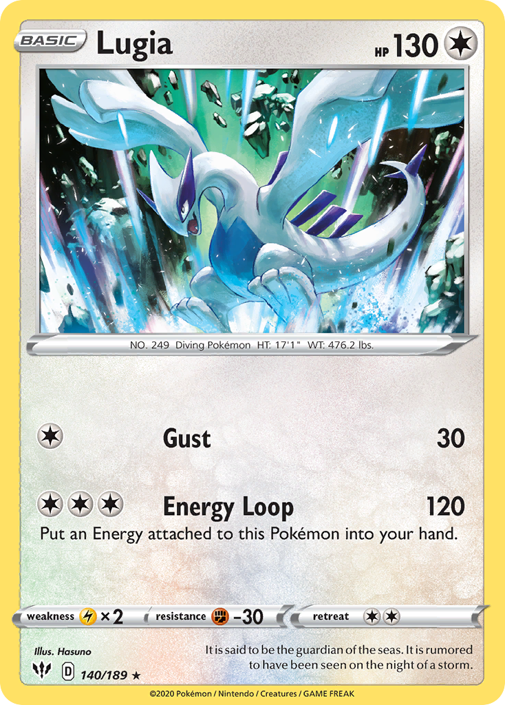 Lugia (140/189) [Sword & Shield: Darkness Ablaze] | Exor Games Summserside