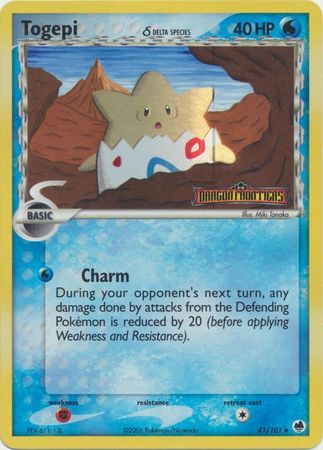 Togepi (41/101) (Delta Species) (Stamped) [EX: Dragon Frontiers] | Exor Games Summserside