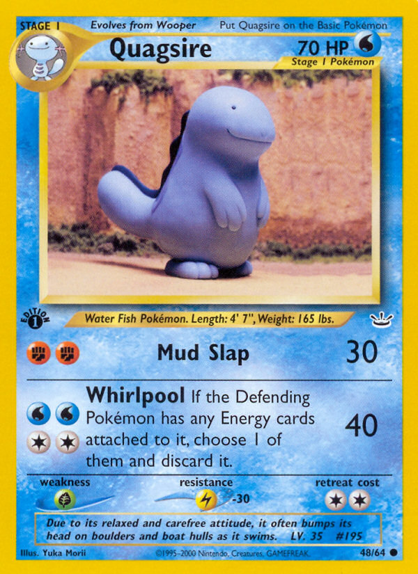 Quagsire (48/64) [Neo Revelation 1st Edition] | Exor Games Summserside