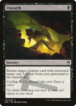 Unearth [Masters 25] | Exor Games Summserside