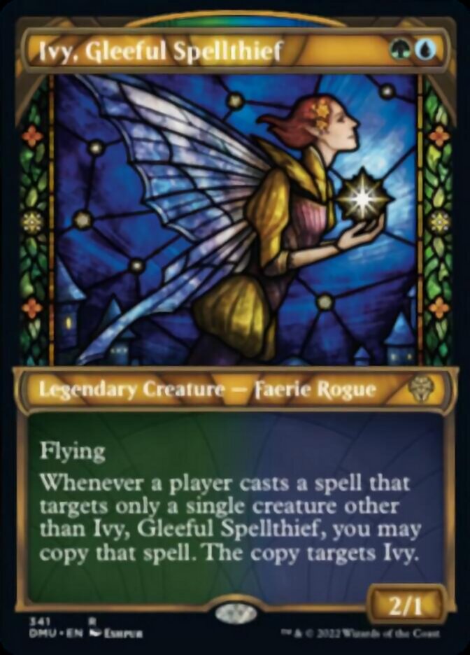 Ivy, Gleeful Spellthief (Showcase Textured) [Dominaria United] | Exor Games Summserside