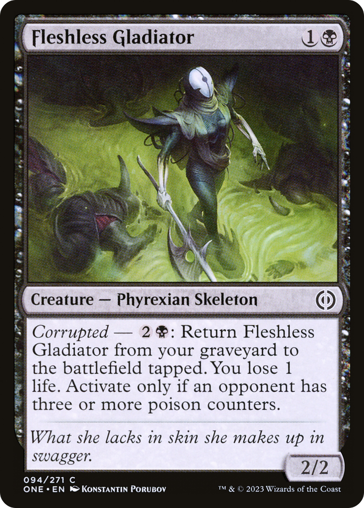 Fleshless Gladiator [Phyrexia: All Will Be One] | Exor Games Summserside