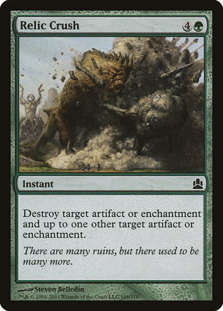 Relic Crush [Commander 2011] | Exor Games Summserside