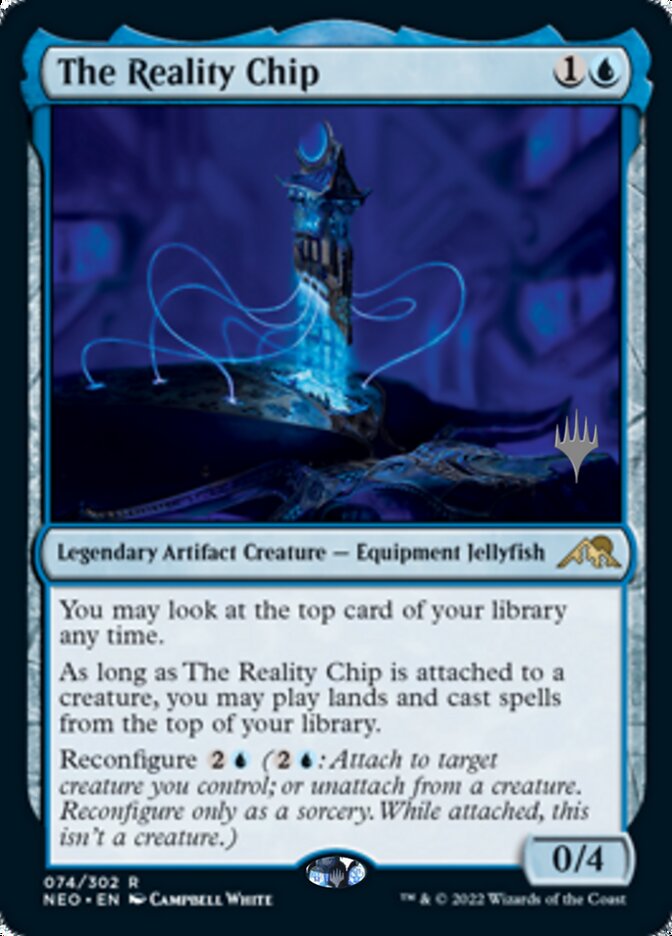 The Reality Chip (Promo Pack) [Kamigawa: Neon Dynasty Promos] | Exor Games Summserside