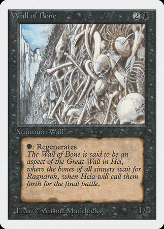 Wall of Bone [Unlimited Edition] | Exor Games Summserside