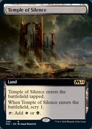 Temple of Silence (Extended Art) [Core Set 2021] | Exor Games Summserside