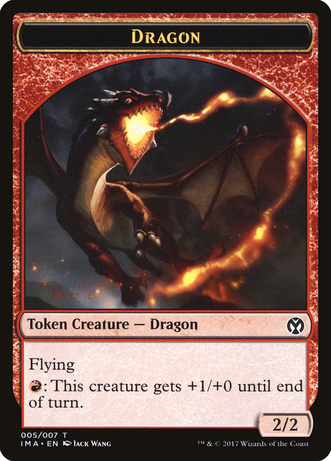 Dragon (005/007) [Iconic Masters Tokens] | Exor Games Summserside