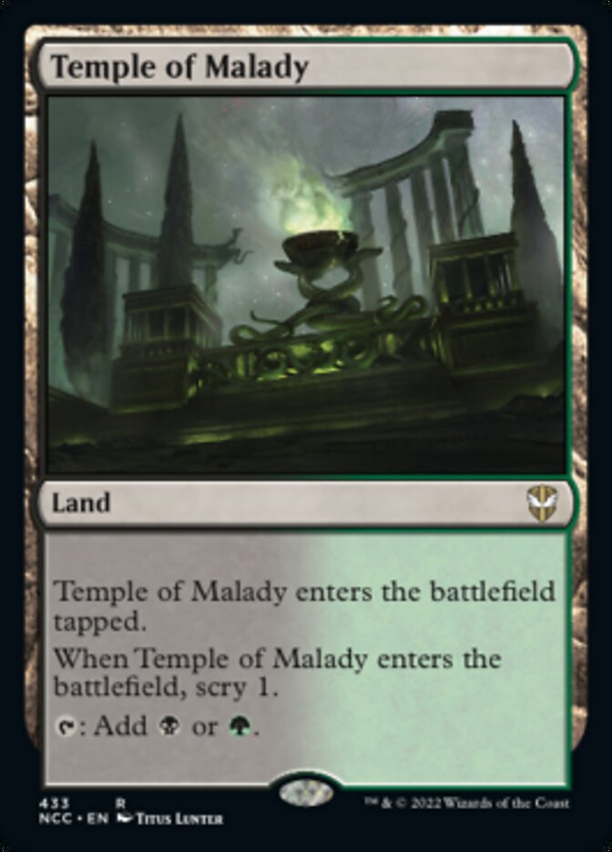 Temple of Malady [Streets of New Capenna Commander] | Exor Games Summserside