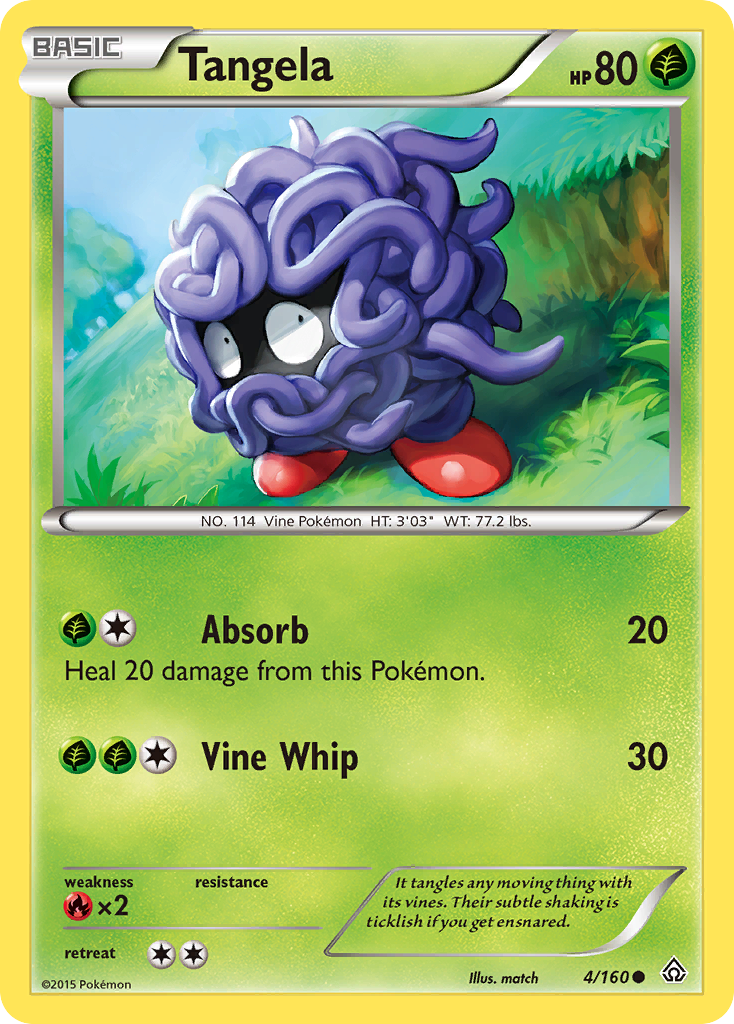 Tangela (4/160) [XY: Primal Clash] | Exor Games Summserside