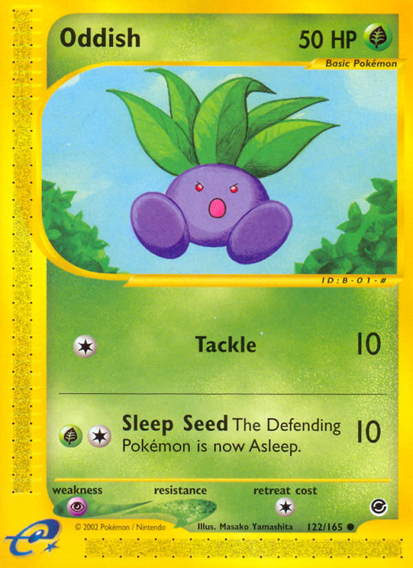 Oddish (122/165) [Expedition: Base Set] | Exor Games Summserside