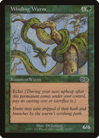 Winding Wurm [Urza's Saga] | Exor Games Summserside