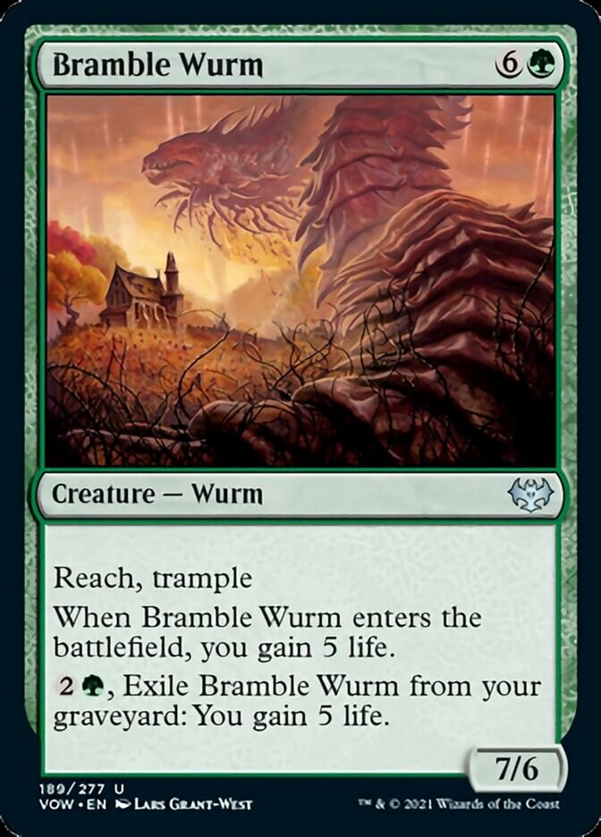 Bramble Wurm [Innistrad: Crimson Vow] | Exor Games Summserside