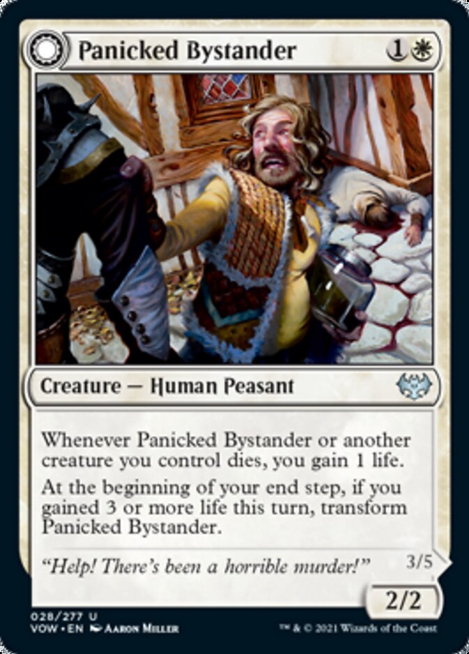Panicked Bystander // Cackling Culprit [Innistrad: Crimson Vow] | Exor Games Summserside