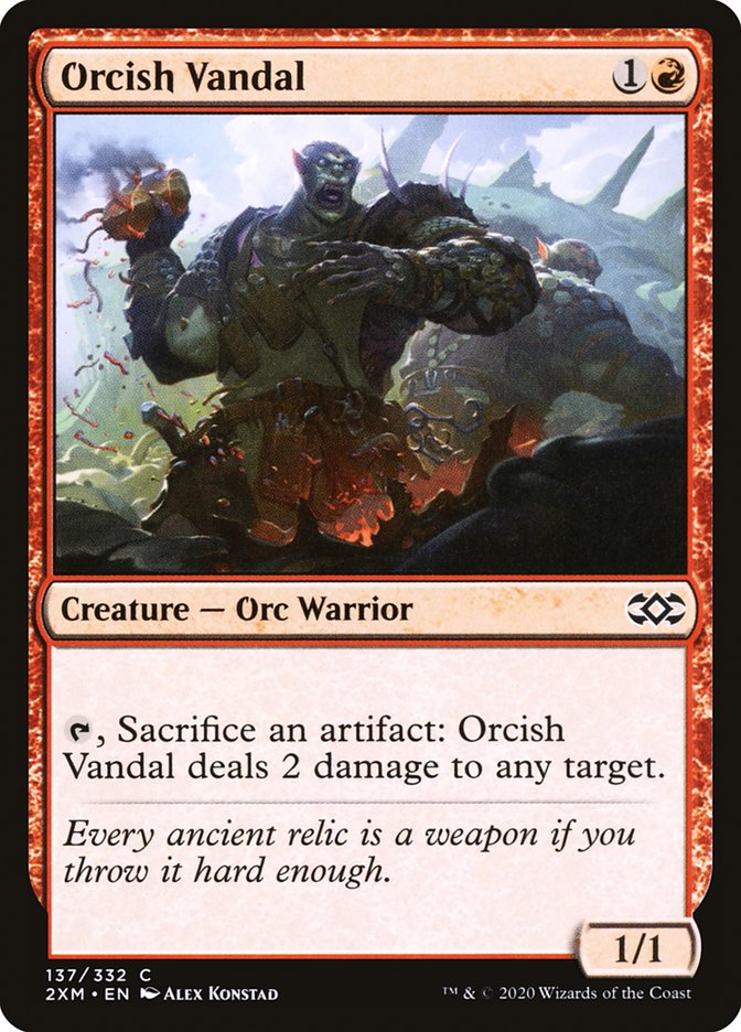 Orcish Vandal [Double Masters] | Exor Games Summserside