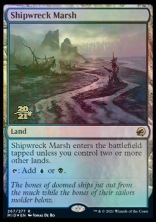 Shipwreck Marsh [Innistrad: Midnight Hunt Prerelease Promos] | Exor Games Summserside