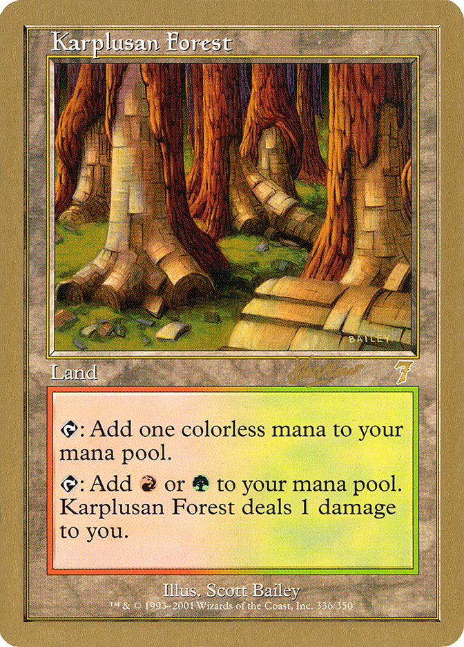 Karplusan Forest (Sim Han How) [World Championship Decks 2002] | Exor Games Summserside