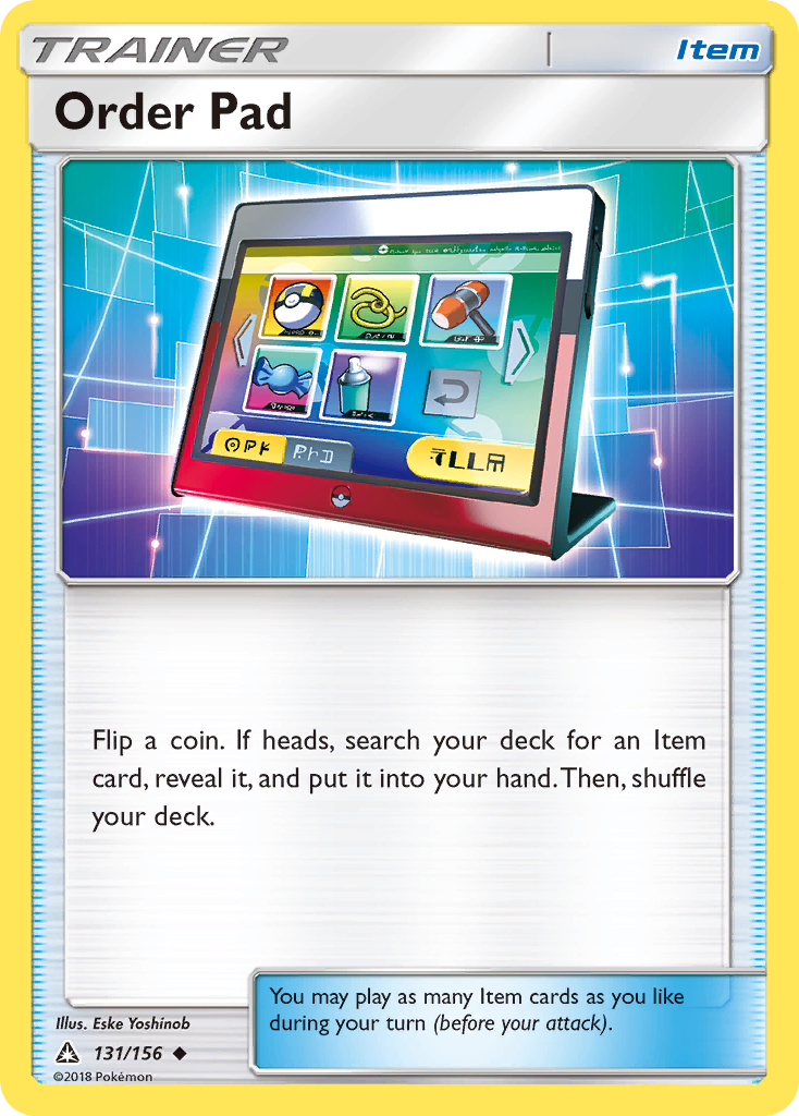 Order Pad (131/156) [Sun & Moon: Ultra Prism] | Exor Games Summserside