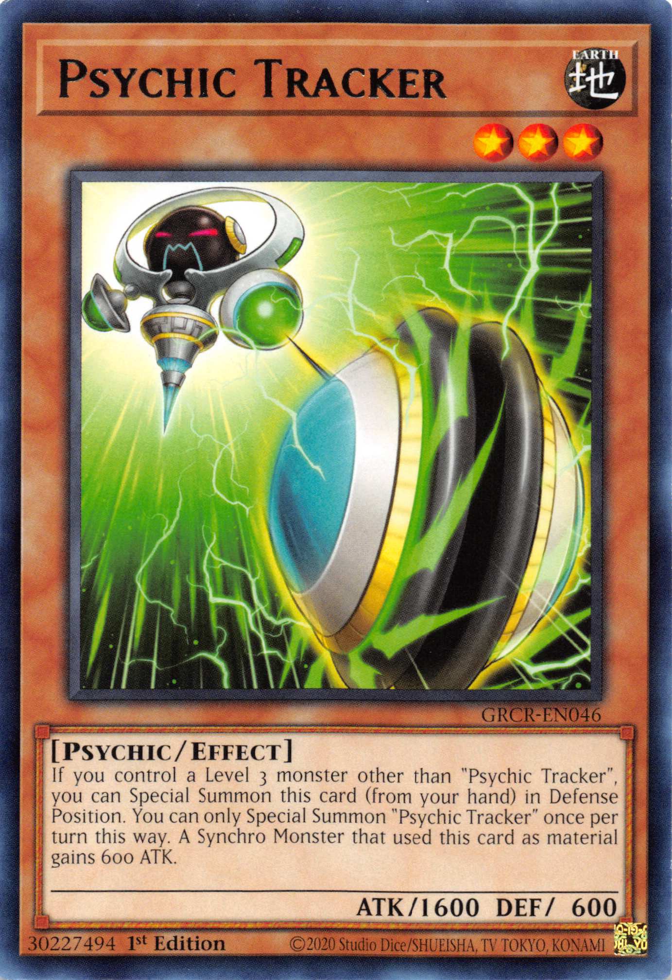 Psychic Tracker [GRCR-EN046] Rare | Exor Games Summserside