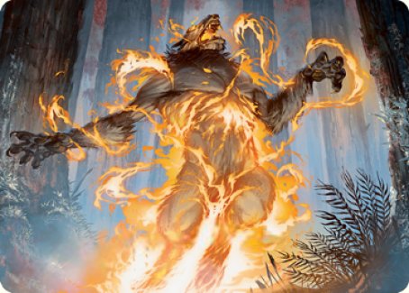 Burn the Accursed Art Card [Innistrad: Midnight Hunt Art Series] | Exor Games Summserside